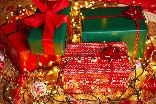 Recepción de regalos de Navidad